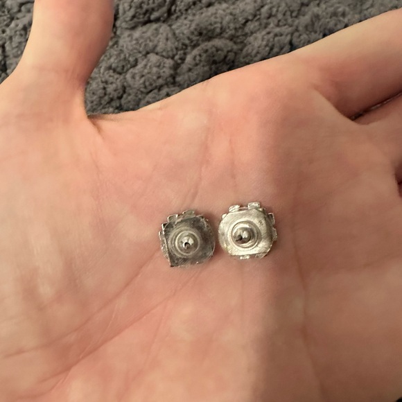 Tory Burch Gold and Silver Earrings - Picture 2 of 4